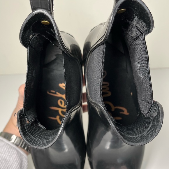Sam Edelman black Tinsley ankle chelsea rain boot - Picture 9 of 12